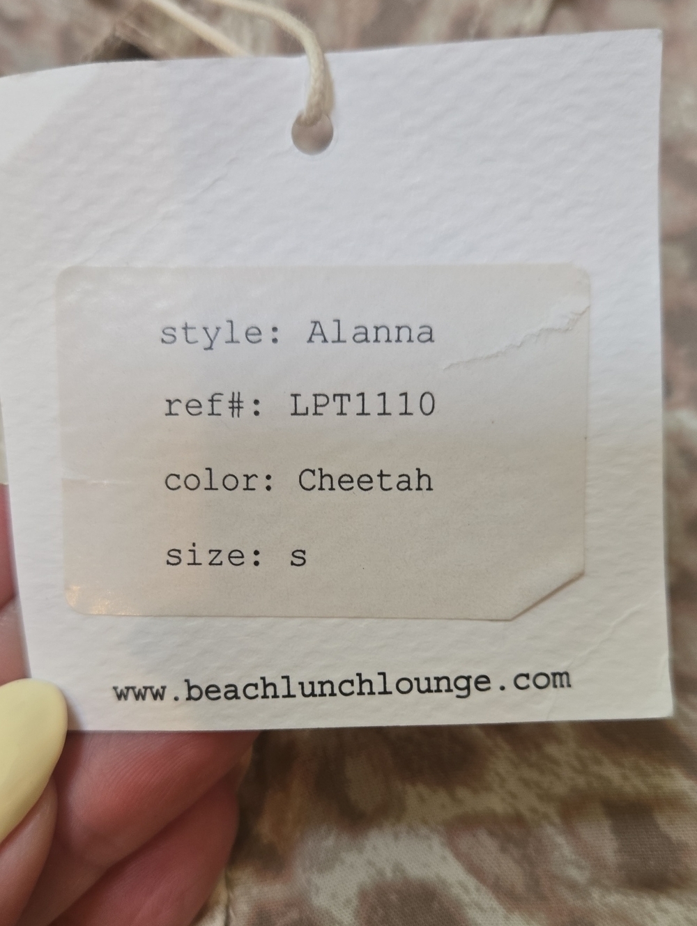 New Beachlunchlounge Cheetah Print Button-Down/Cover-Up - Picture 3 of 7